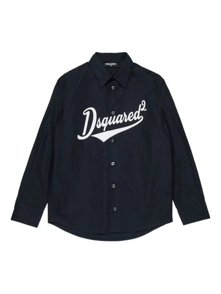 Dsquared2 Kids Logo Shirt - Blue 
