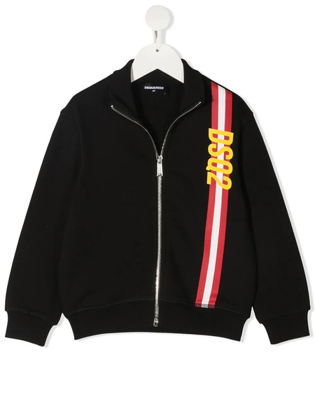  Dsquared2 Kids Logo Stripe Sweatshirt - Black 