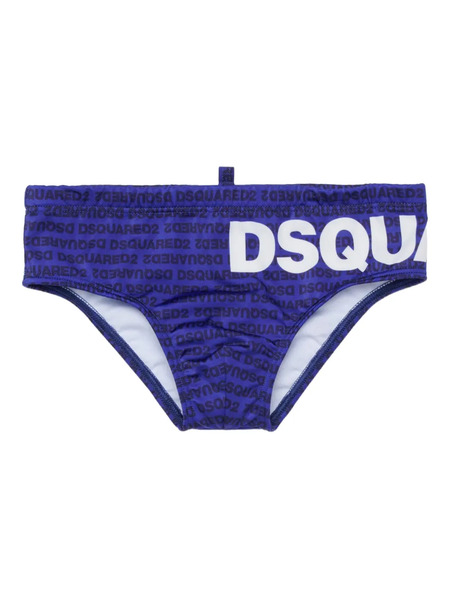  Dsquared2 Kids Logo Swim Trunks - Blue 