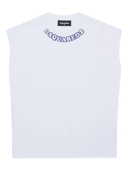  Dsquared2 Kids Logo Tank Top - White 