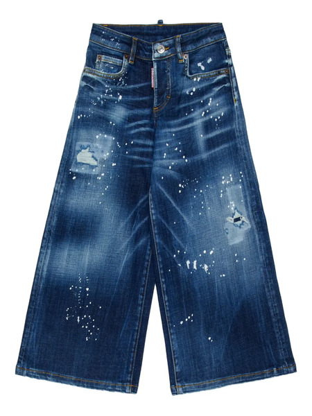  Dsquared2 Kids Page Jeans - Blue 