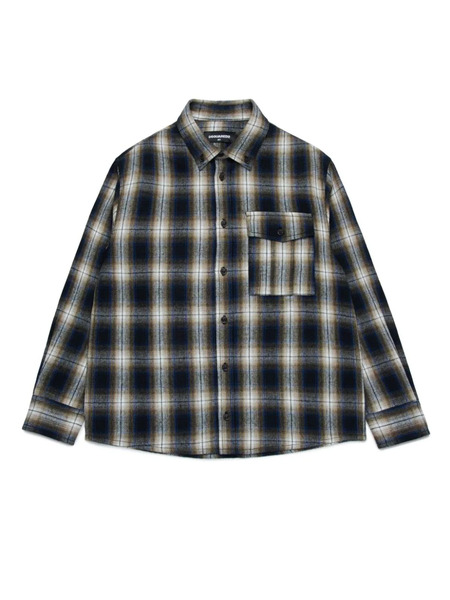  Dsquared2 Kids Plaid Cotton Shirt - Black 