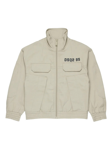  Dsquared2 Kids Pocket Zip Jacket - Neutrals 
