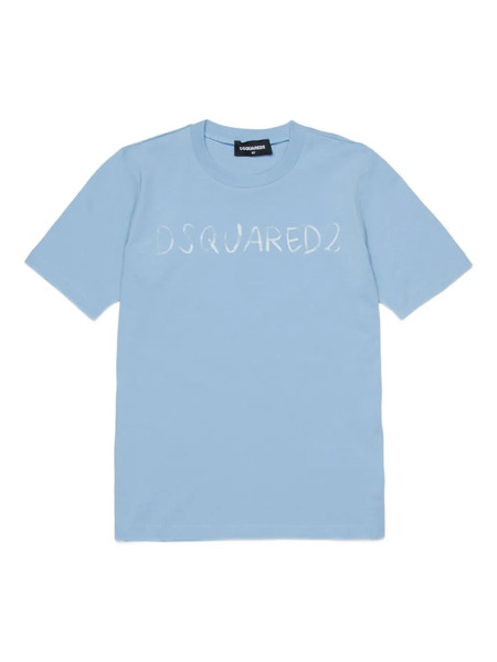  Dsquared2 Kids Renny Fit Logo T-shirt - Blue 