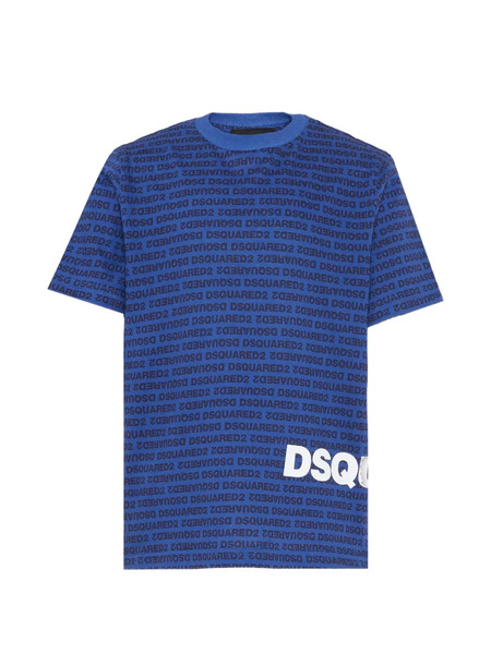  Dsquared2 Kids Short Sleeve Logo T-shirt - Blue 