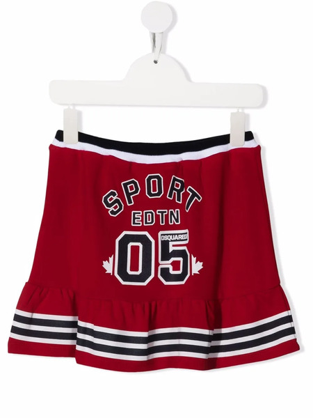  Dsquared2 Kids Sports Edtn Logo-print Skirt 