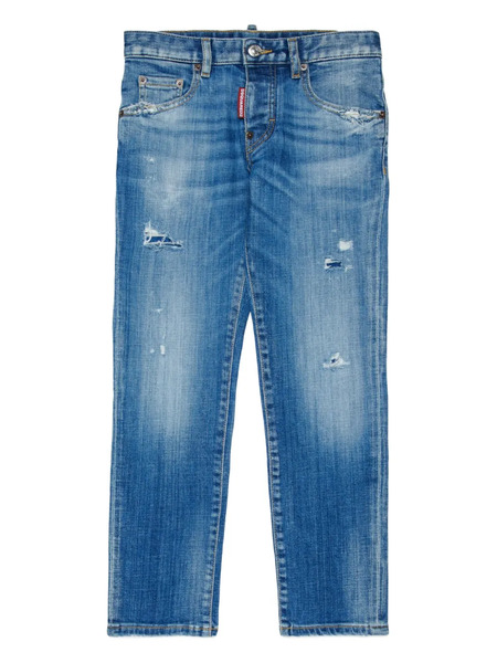  Dsquared2 Kids Stanislav Distressed Jeans - Blue 