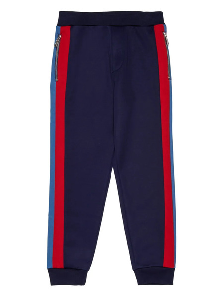  Dsquared2 Kids Stripe-detail Track Pants - Blue 