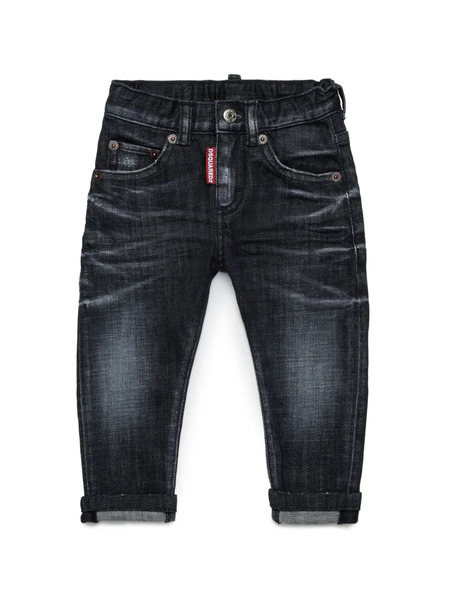  Dsquared2 Kids Tapered-leg Jeans - Black 