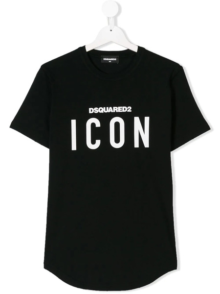  Dsquared2 Kids Teen Icon Print T-shirt - Black 