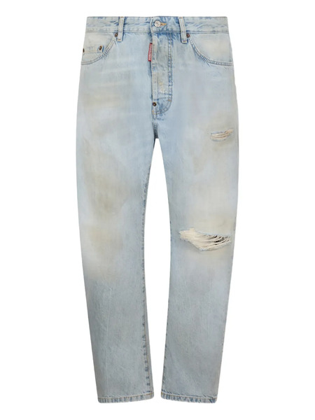  Dsquared2 L.a. Distressed Effect Trousers - Blue 