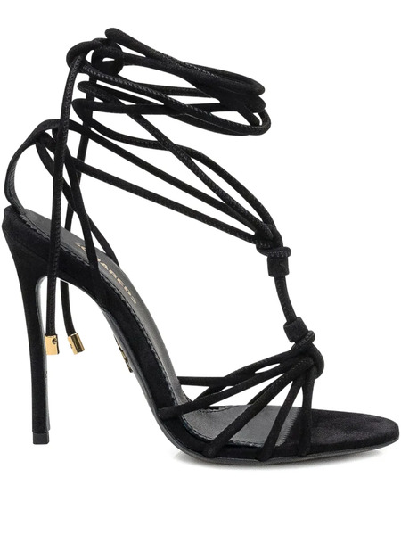  Dsquared2 Lace-up Stiletto-heeled Sandals - Black 
