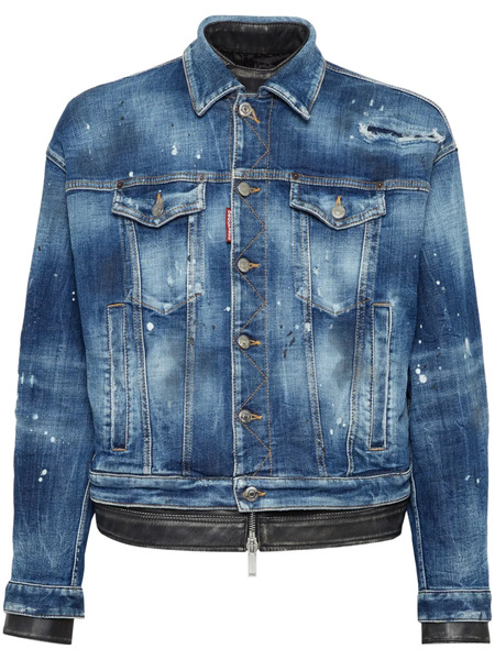  Dsquared2 Layered Denim Jacket - Blue 