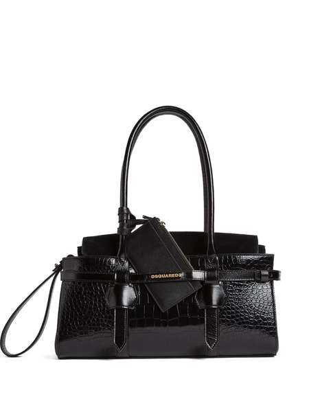  Dsquared2 Leather Tote Bag - Black 