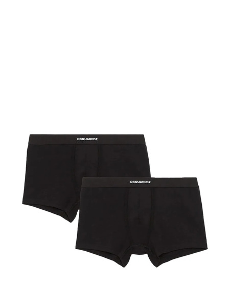  Dsquared2 Logo Boxers (set Of Two) - Black 