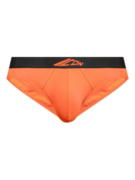  Dsquared2 Logo-detail Briefs - Orange 