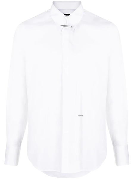  Dsquared2 Logo-detail Button-up Shirt - White 