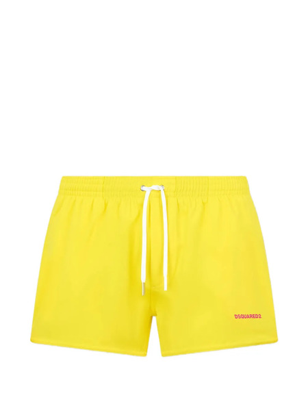 Dsquared2 Logo-detail Swim Shorts - Yellow 