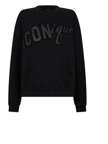  Dsquared2 Logo-embellihment Sweatshirt - Black 
