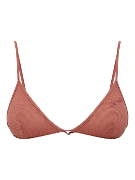  Dsquared2 Logo-embroidered Bra - Pink 