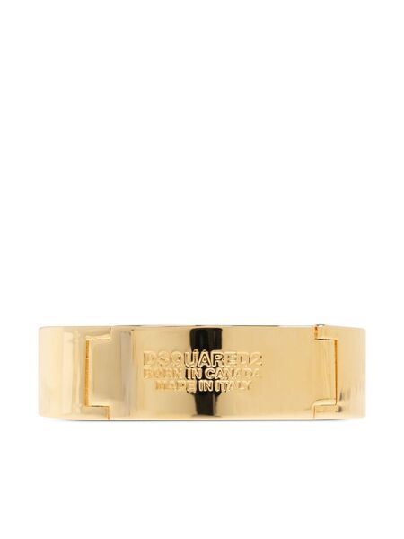  Dsquared2 Logo-engraved Bracelet - Gold 