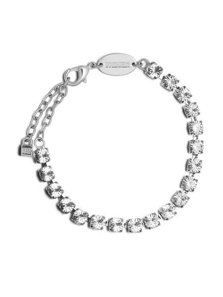 Dsquared2 Logo-engraved Metal Bracelet - Silver 