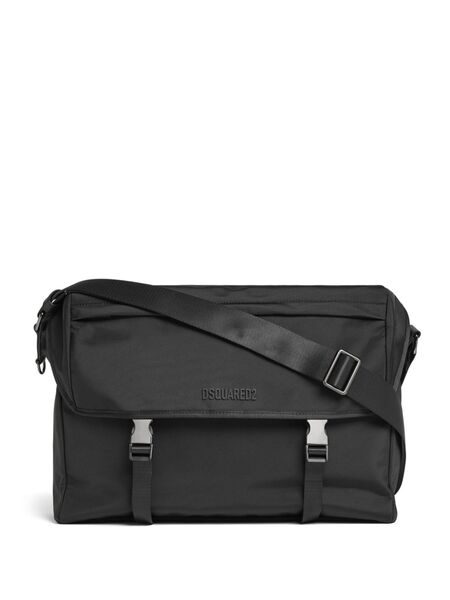  Dsquared2 Logo-lettering Messenger Bag - Black 