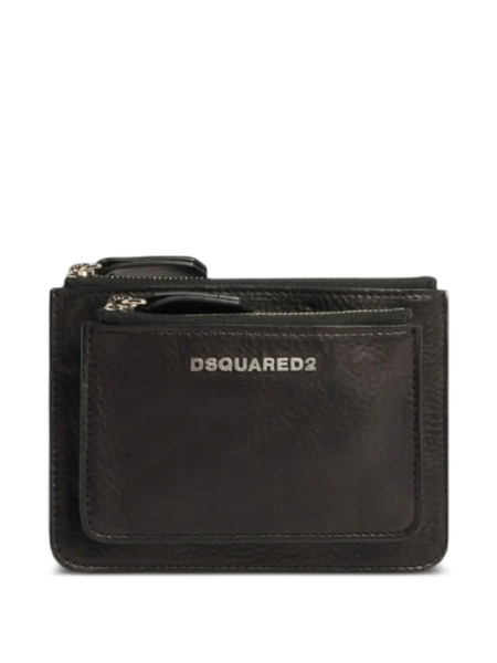  Dsquared2 Logo-lettering Wallet - Black 