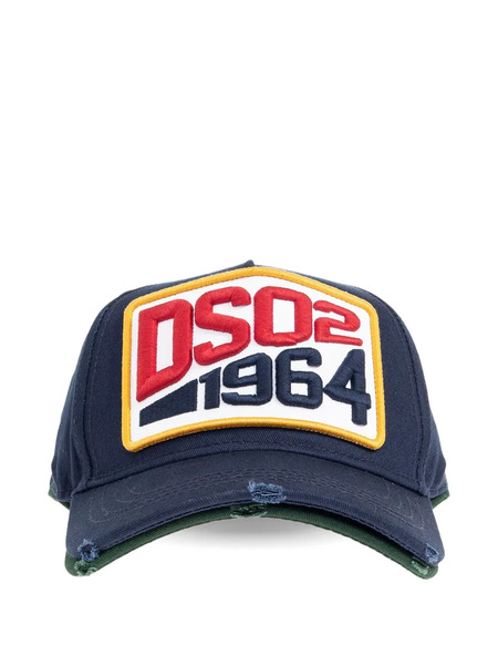  Dsquared2 Logo-patch Cap - Blue 