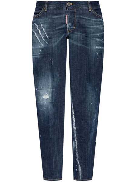  Dsquared2 Logo-patch Cotton Jeans - Blue 