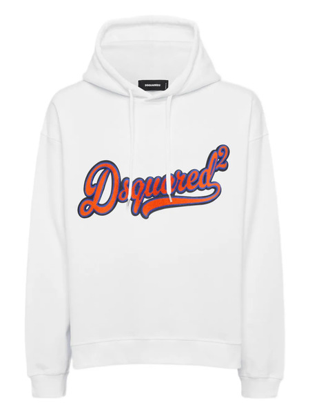  Dsquared2 Logo-patch Hoodie - White 