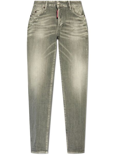  Dsquared2 Logo Patch Jeans - Grey 