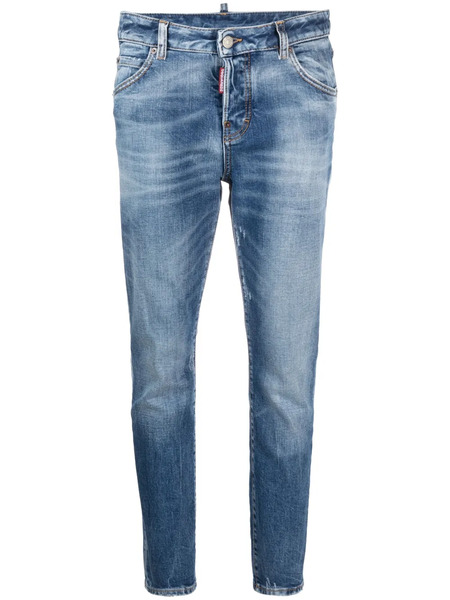  Dsquared2 Logo-patch Tapered Jeans - Black 