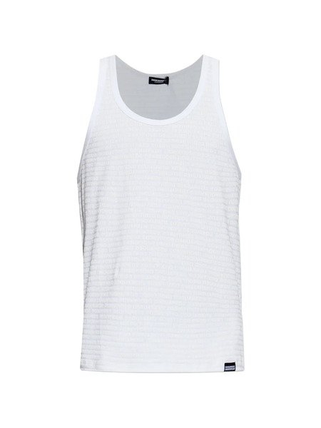  Dsquared2 Logo Pattern Vest - White 