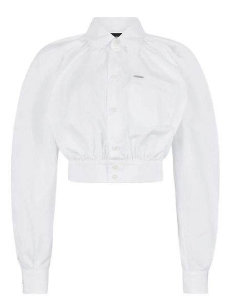  Dsquared2 Logo-plaque Shirt - White 