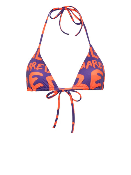  Dsquared2 Logo-print Bikini Top - Purple 