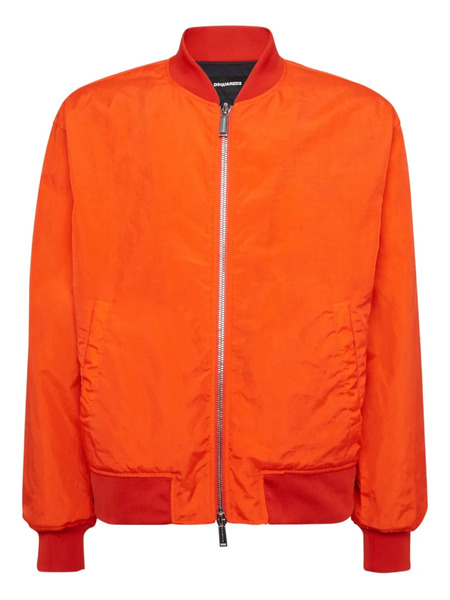  Dsquared2 Logo-print Bomber Jacket - Orange 