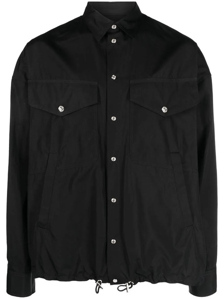  Dsquared2 Logo-print Button-up Shirt - Black 