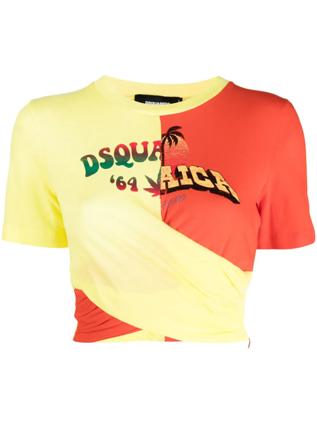  Dsquared2 Logo-print Crop Top 