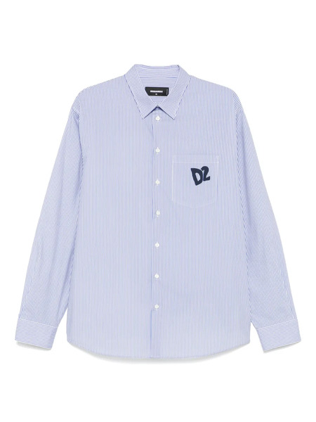  Dsquared2 Logo-print Shirt - Blue 