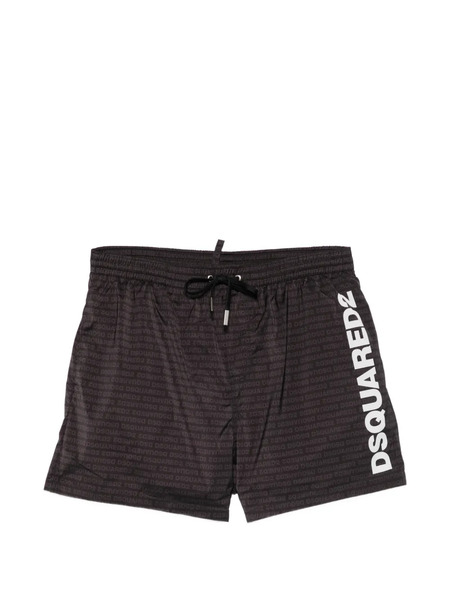  Dsquared2 Logo-print Swim Shorts - Black 
