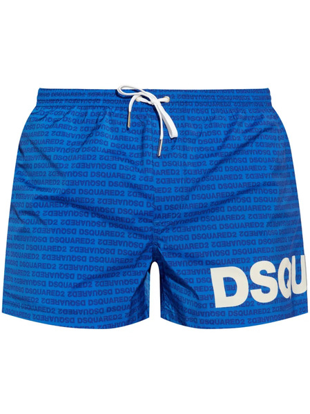  Dsquared2 Logo-print Swim Shorts - Blue 