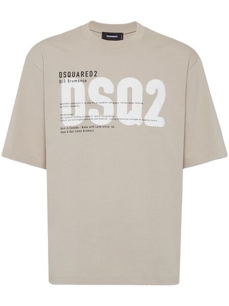  Dsquared2 Logo-print T-shirt - Neutrals 
