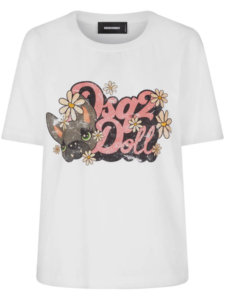  Dsquared2 Logo-print T-shirt - White 