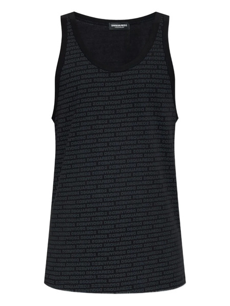 Dsquared2 Logo-print Tank Top - Black 