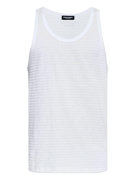  Dsquared2 Logo-print Tank Top - White 
