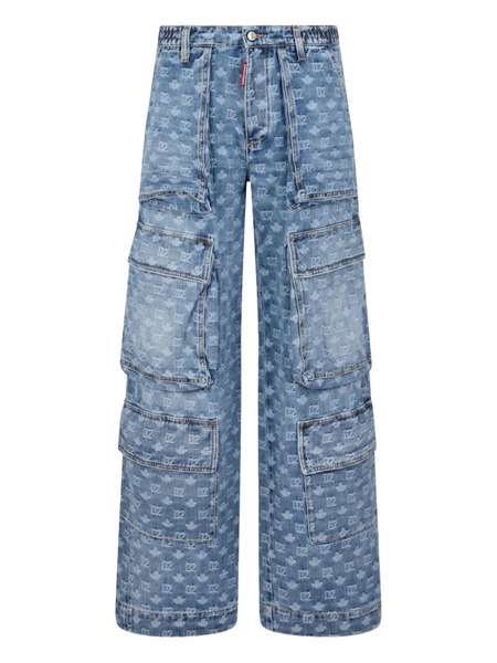  Dsquared2 Logo-print Trousers - Blue 