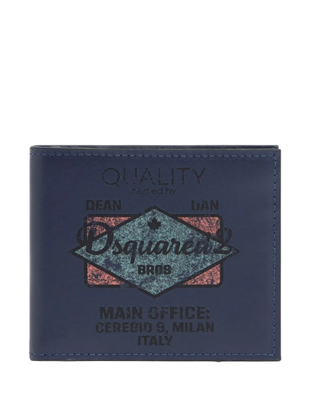  Dsquared2 Logo-print Wallet - Blue 