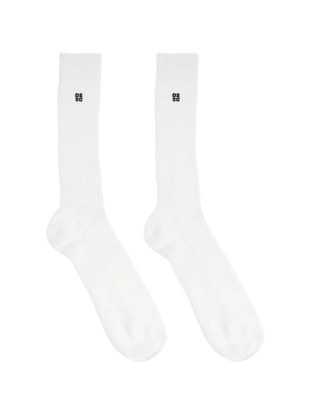  Dsquared2 Logo Socks - White 