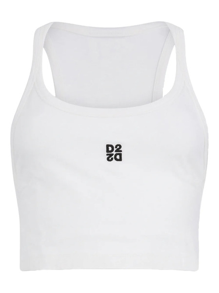  Dsquared2 Logo Tank Top - White 